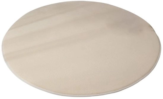 Tappeto Circolare con Fusto Corallino Antiscivolo Lavabile Matrimoniale da 80 cm di Diametro
