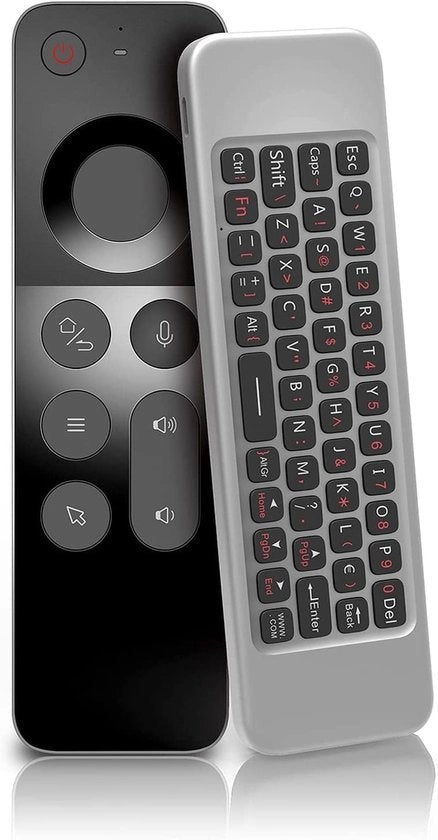 Mouse aereo senza fili con tastiera e controllo vocale per Smart TV, Box Android TV e PC