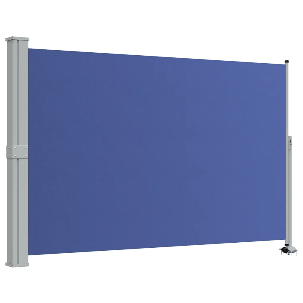 Tenda Laterale Retrattile per Patio-Tenda parasole per balcone 160x300 cm Blu