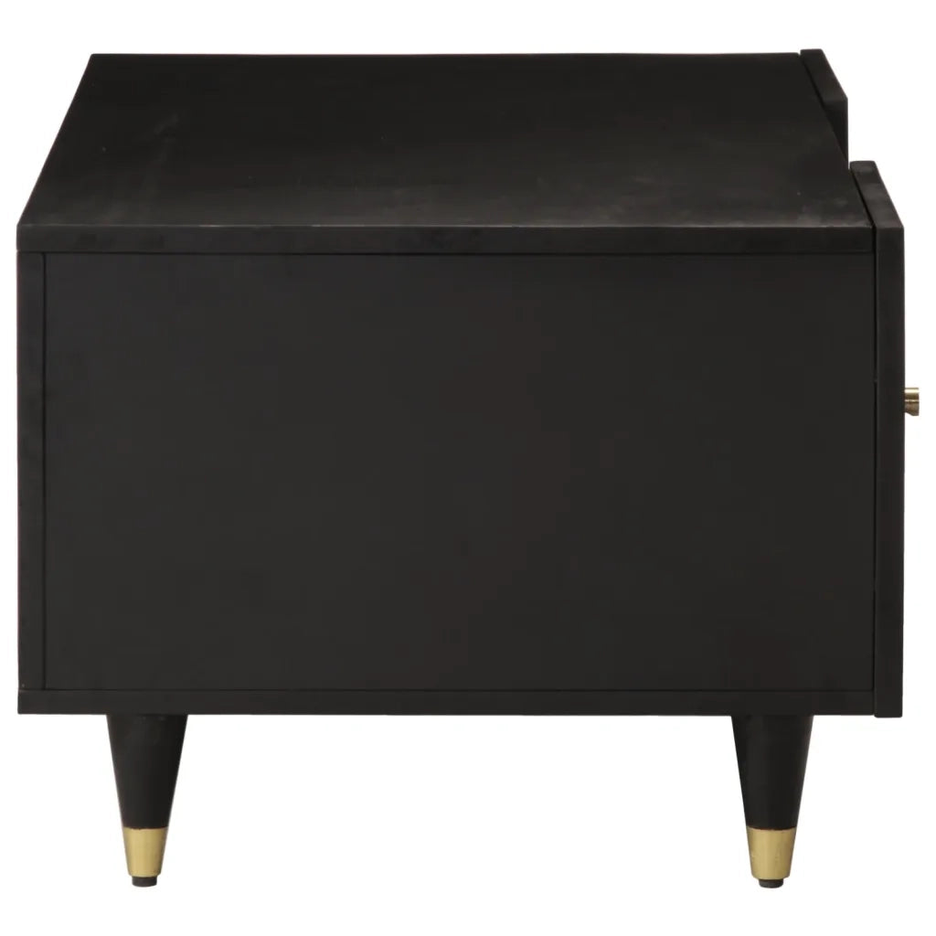 Tavolino da Salotto 100x54x40 cm in Legno Massello di Mango
