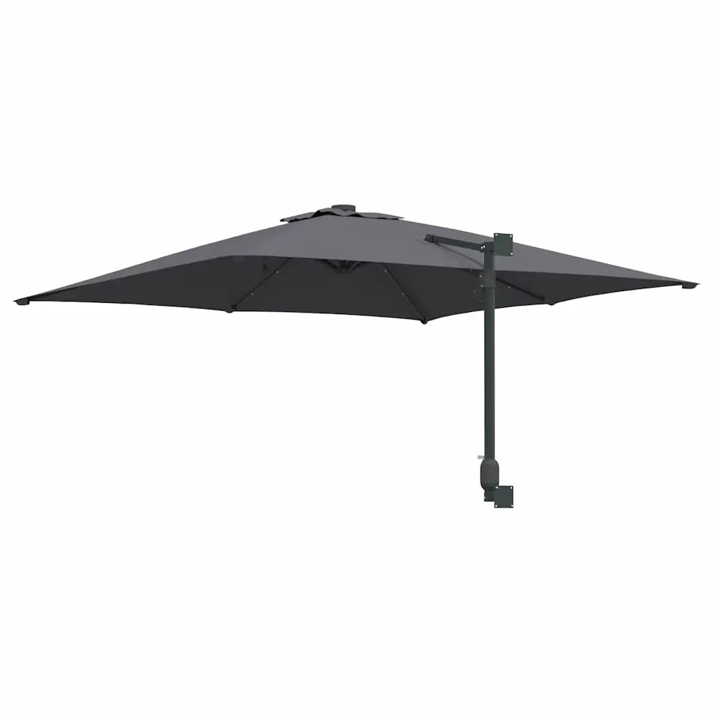 vidaXL Ombrello da giardino Antracite 248.5 x 247.5 x 160 cm Tessuto