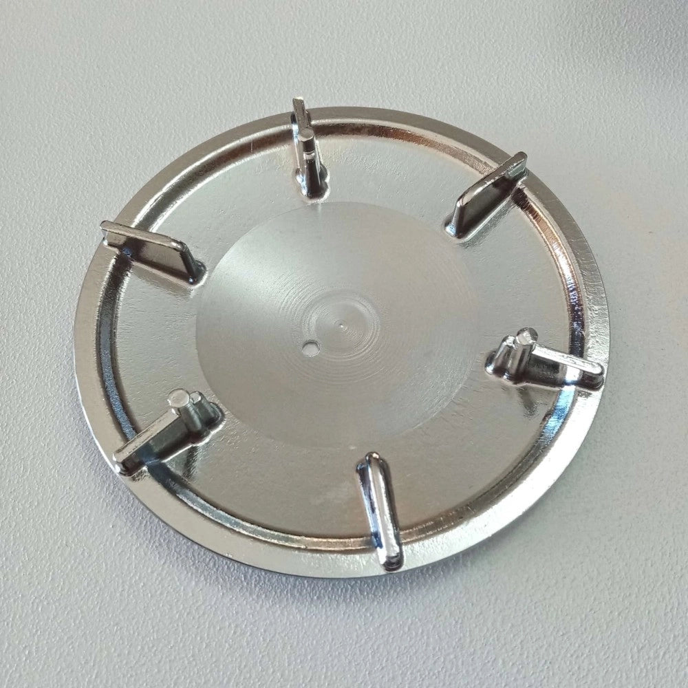 Piattello 118mm coperchio finitura acciaio spazzolato in ottone per piletta piatto doccia