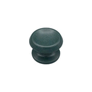 Pomolo fisso per porta SAGUATTI 866/80SAB in alluminio verde opaco