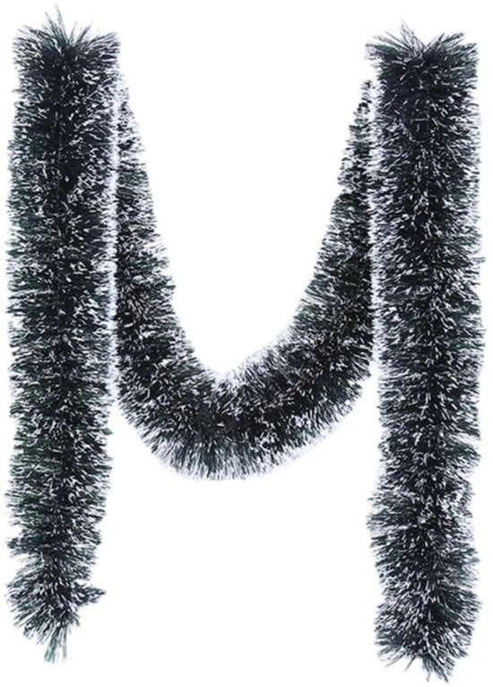 Slinga per Natale 4 m - Fili di Lino Bianchi/12 Fili di Lino Rosso - Plastica Duratura - Per Interno/Esterno - Indispensabile per la Decorazione di Natale