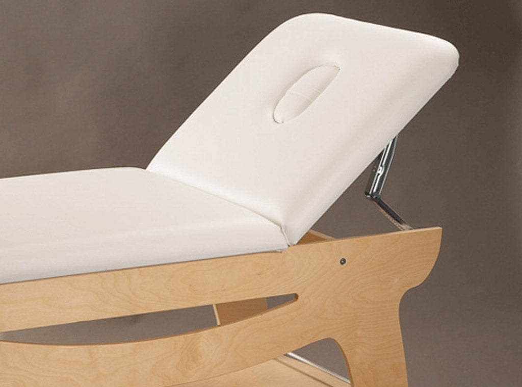 Lettino da Massaggio Fisioterapia Fisso 2 Sezioni 190x70x78cm Benotti Mandurah Bianco