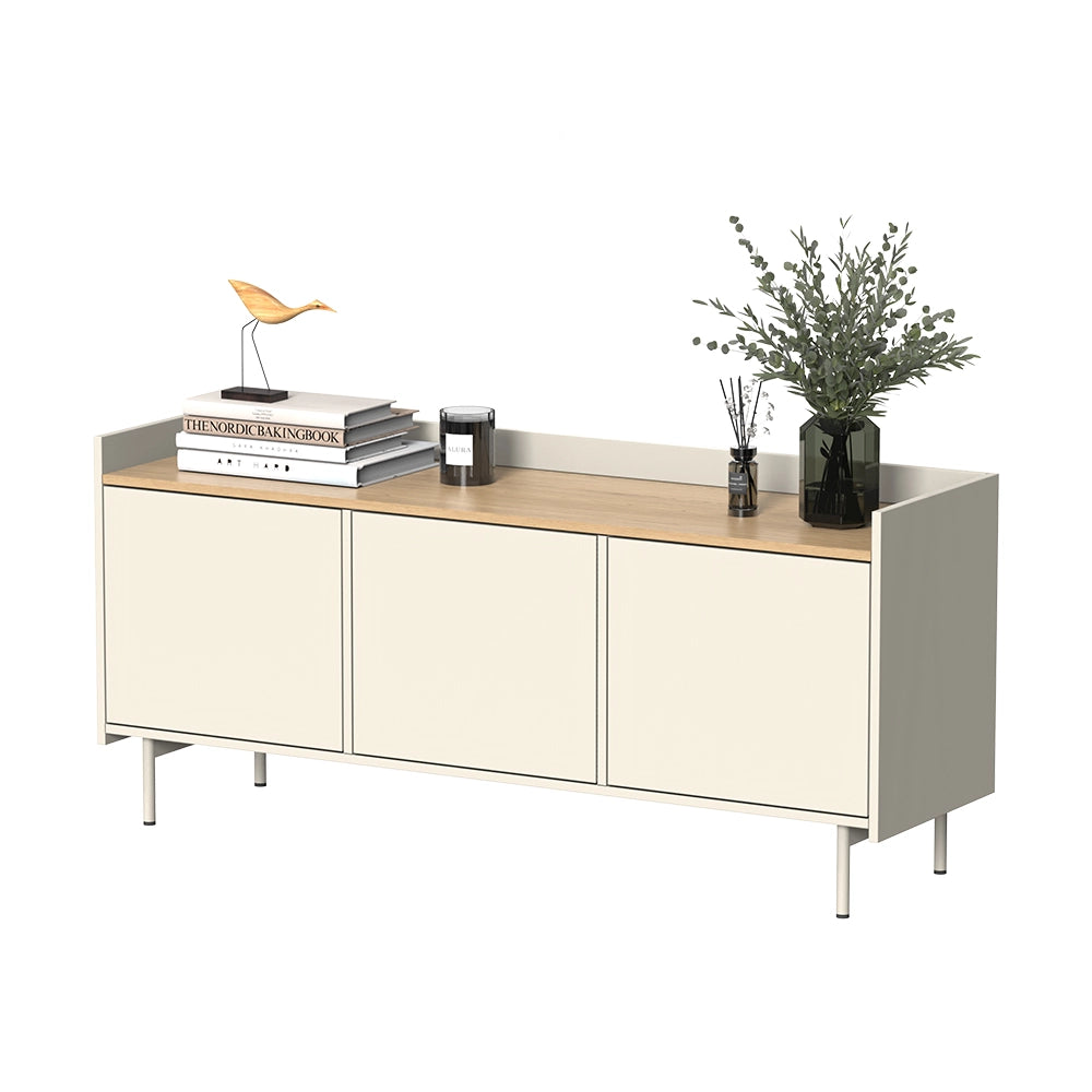 Vicco Mobile tv Crema 140 x 63 cm con 3 porte