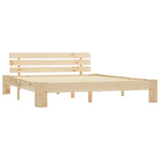 Giroletto senza Materasso-Struttura Letto 160x200 cm in Legno Massello di Pino 363884