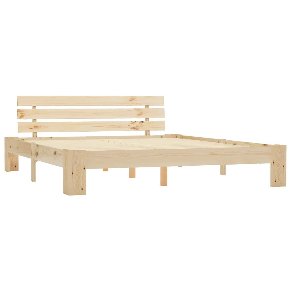 Giroletto senza Materasso-Struttura Letto 160x200 cm in Legno Massello di Pino 363884
