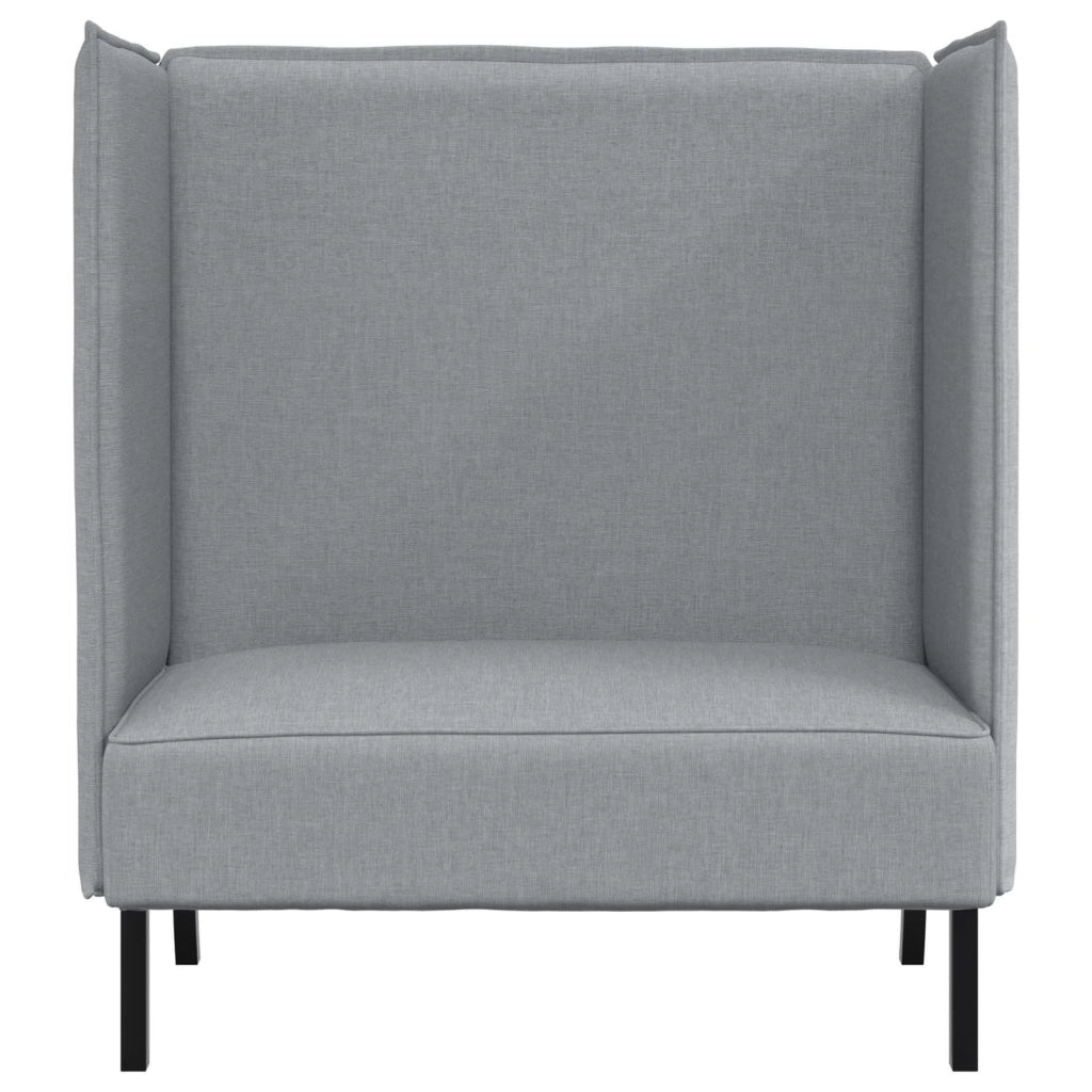 Divano alto 101cm Grigio chiaro Tessuto