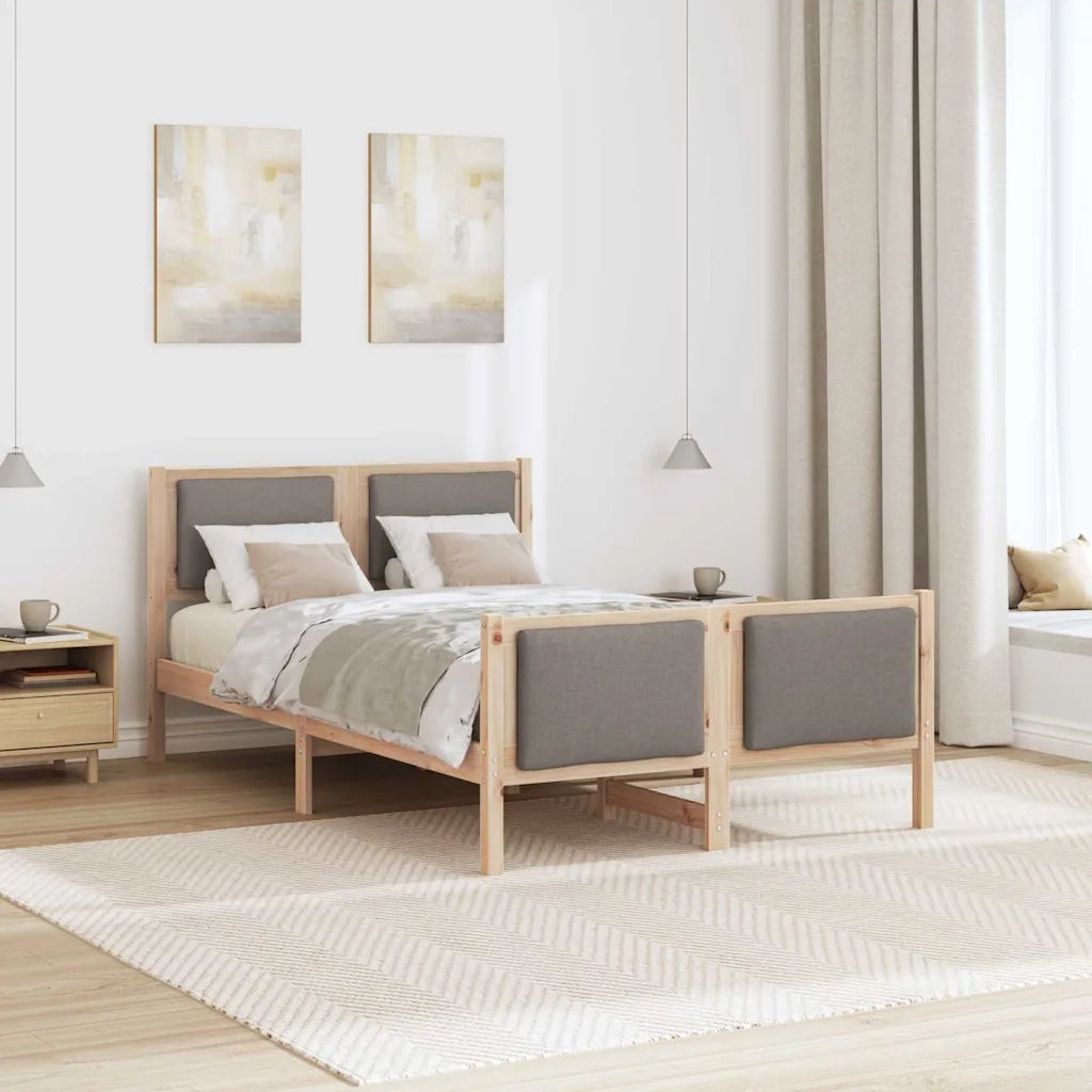 Struttura del letto con testiera Talpa 120 x 200 cm Tessuto 878332