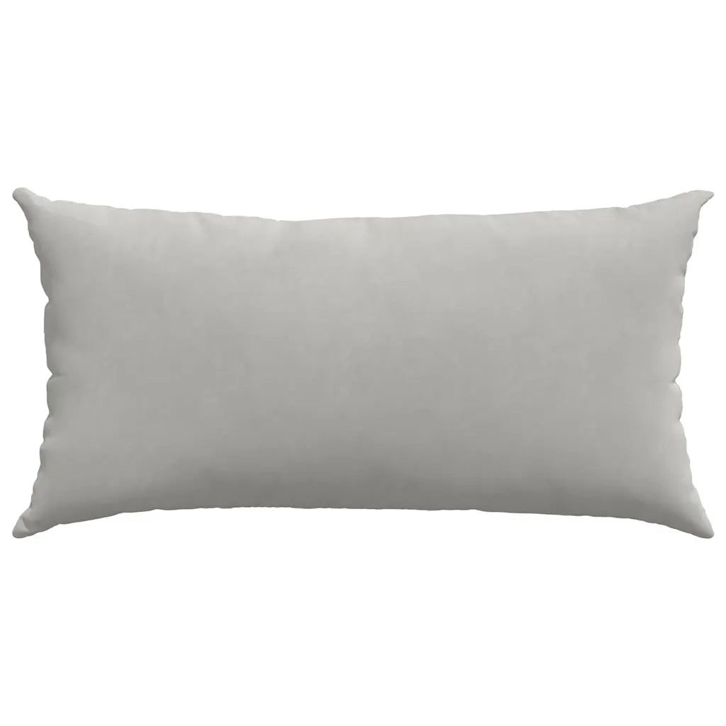Cuscini da Divano 2 pz | Cuscini per sedie Grigio chiaro 80 x 40 cm Tessuto