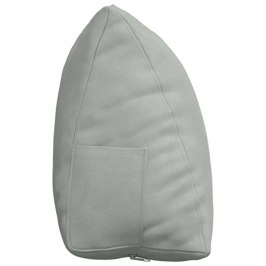 Cuscino per Schiena Grigio chiaro 45 x 20 x 35 cm