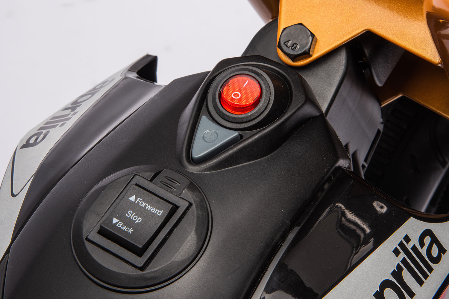 Moto Elettrica per Bambini 6V Aprilia Dorsoduro Small Nera