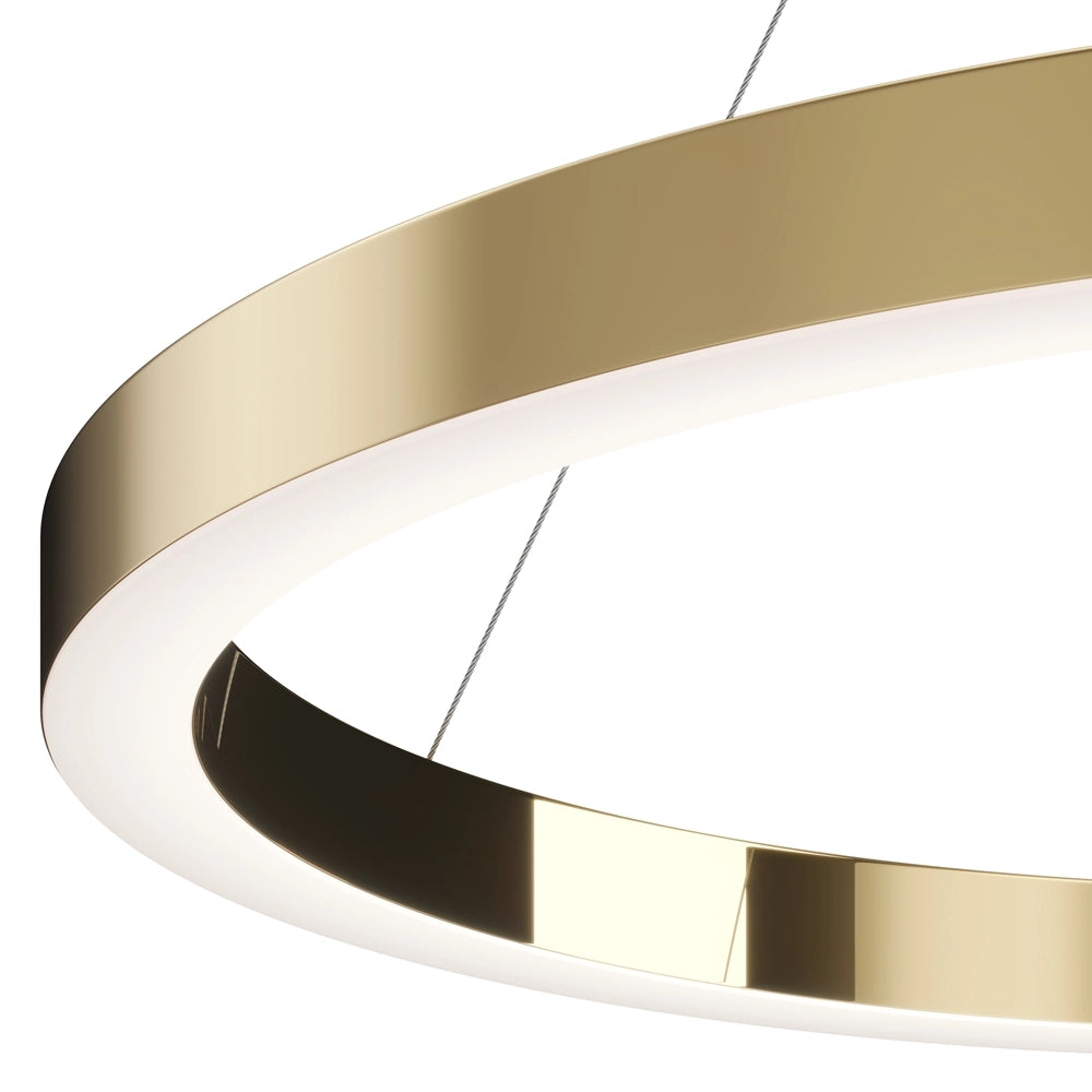 Lampada a sospensione LED Maytoni Saturno Ø80 ottone 60W