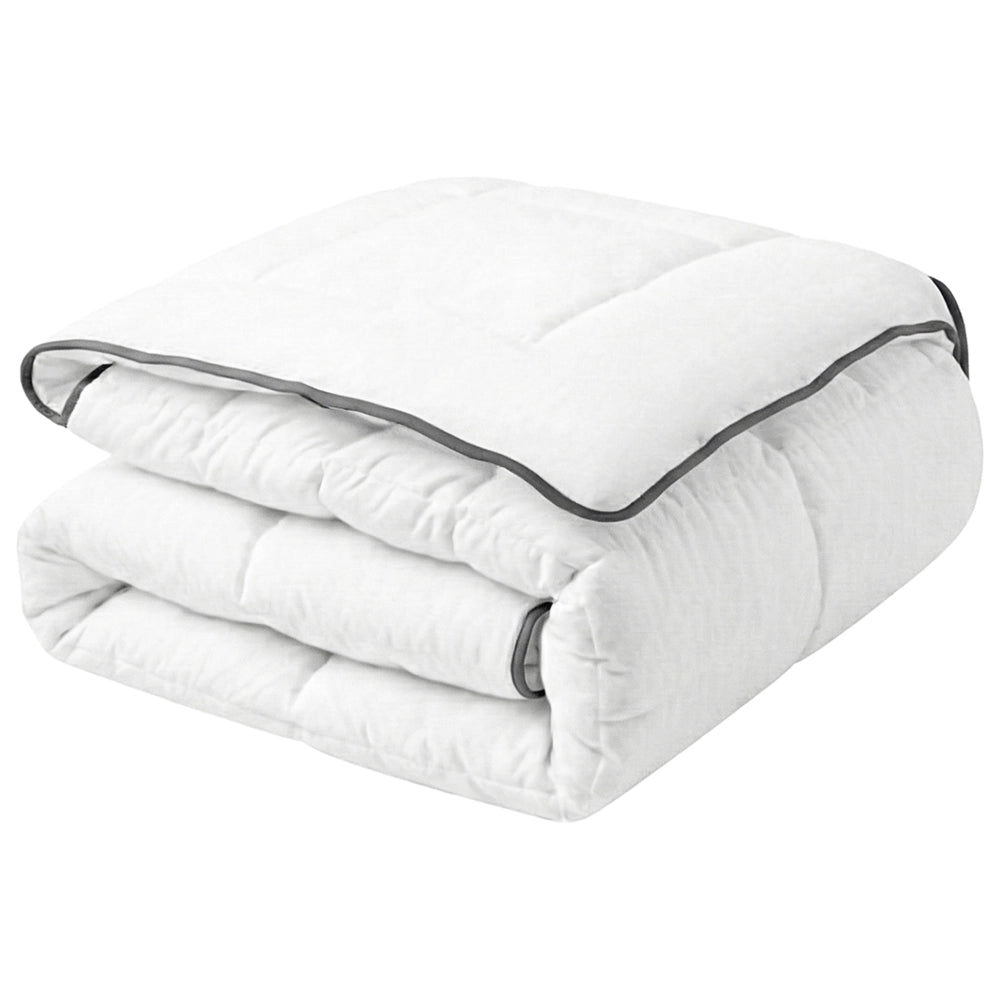 Piumino in cotone e poliestere imbottitura 135 x 200 cm per chi soffre di allergie