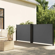 Tenda da Sole Laterale Retrattile-Tenda parasole per balcone Antracite 120x600 cm 723339