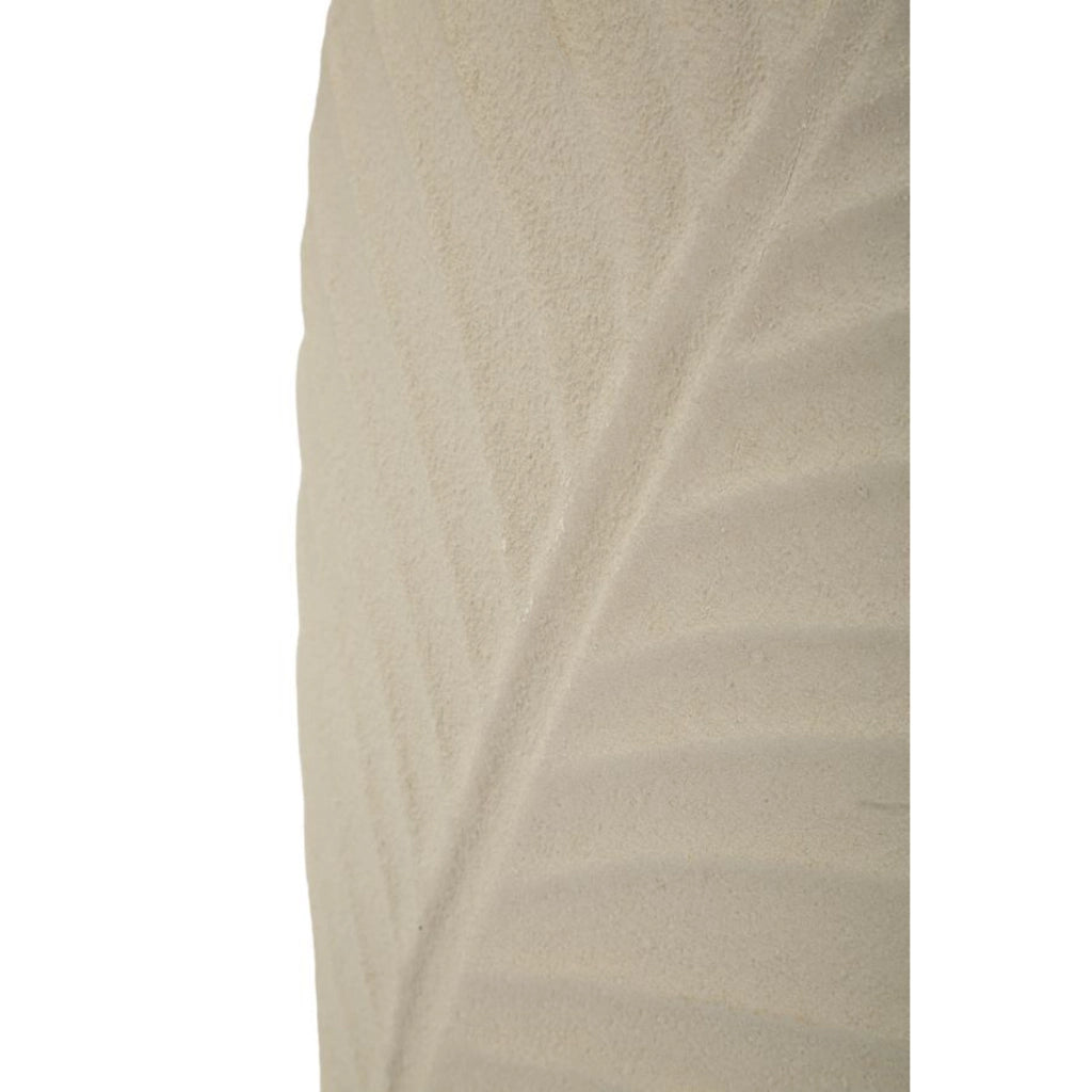 Vaso Decorativo VKH809, Beige, Metallo, 26x11x41 cm