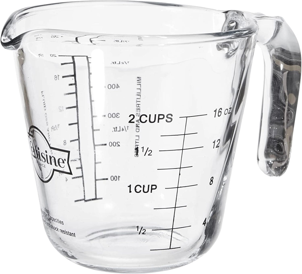 BROCCA GRADUATA OCOUISINE IN VETRO BOROSILICATO DA 0,5 LITRI