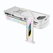 Sostegno per schede video - Altezza regolabile - Faccia in lega di alluminio - Illuminazione RGB - Base magnetica - Supporto antiscivolo - Regolabile da 19 a 153 mm - Supporto per schede grafiche