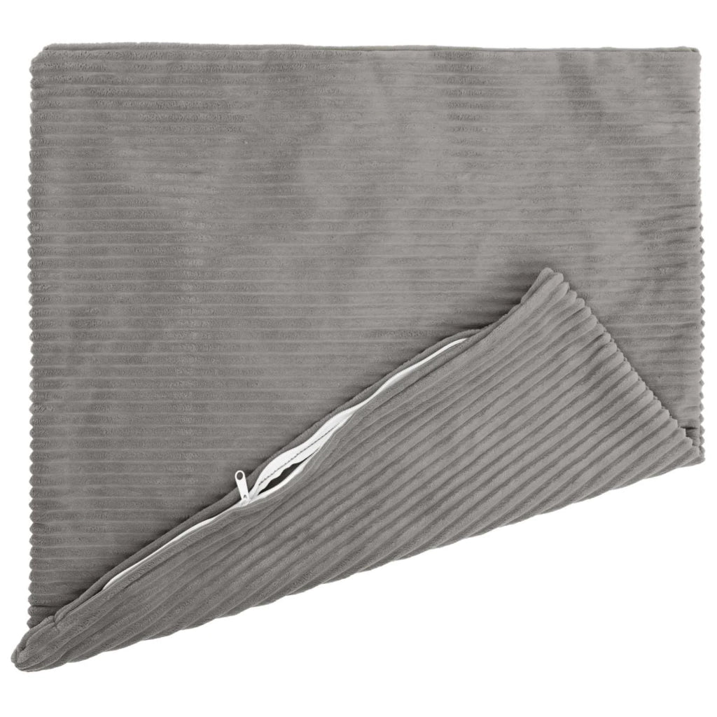 Federa 2 pcs HEERLEN Grigio Chiaro 65 x 65 cm corduroy 912933