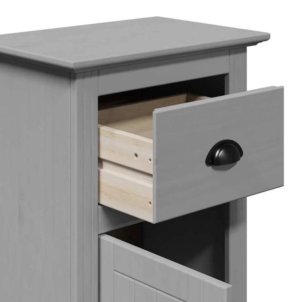 Mobiletto da bagno BODO 44 x 30 x 90 cm ampio spazio di archiviazione stile rustico legno grigio 02_0057679