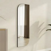 Librizzi, Specchio Forma Rettangolare, 40x120h cm Nero