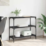 Armadio per Libri Rovere Nero 80 x 33 x 70,5 cm 881110