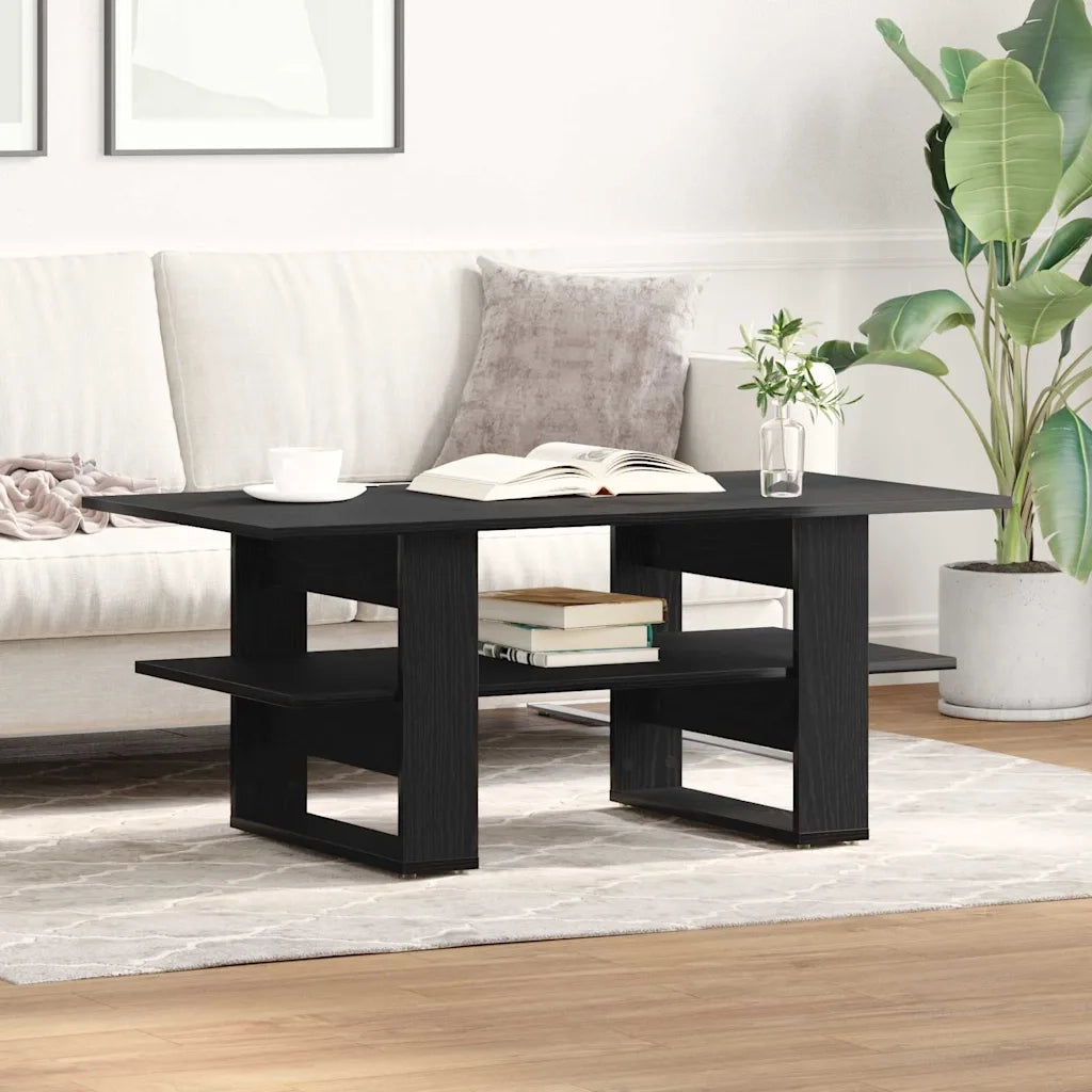 Tavolino da salotto Rovere Nero 102 x 55 x 42 cm 862432