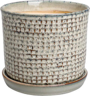 Vaso Ceramico per Piante 14cm - Vasi per Fiori Indoor - Blu