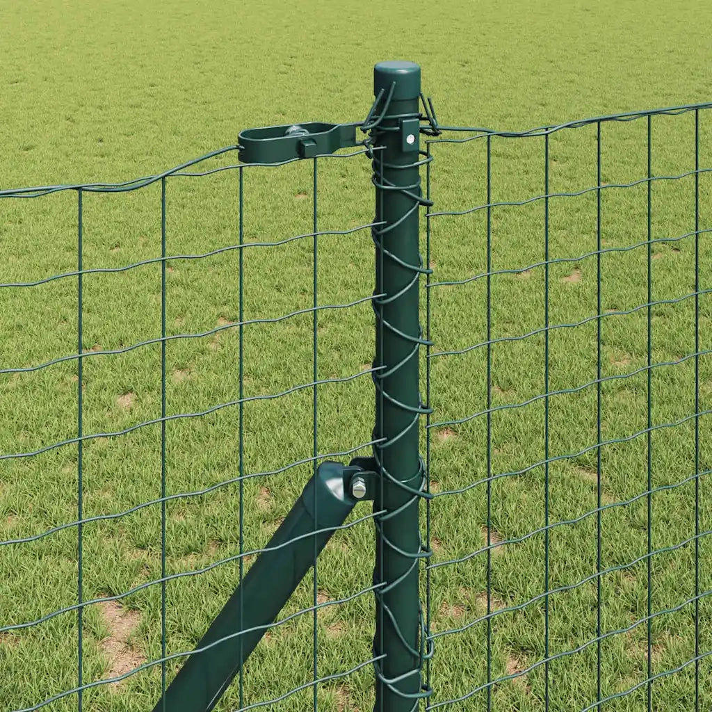 Palo della recinzione 13 pz Verde Acciaio CFW5373650
