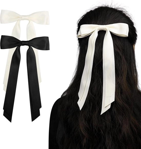Haar stili per donne - 2 pezzi di rettifica capelli con coda lungaSpille per capelli decorative - ideali per occasioni speciali