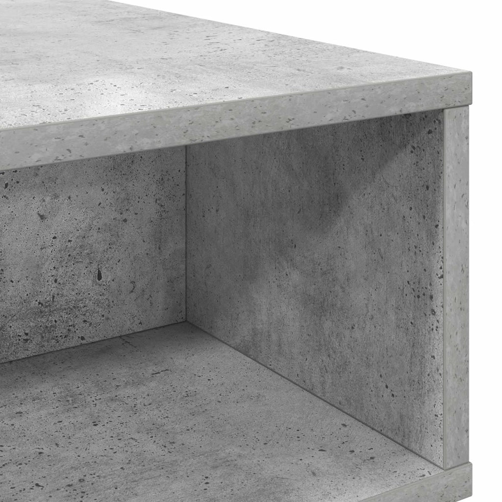 Tavolino da salotto Grigio cemento 100 x 46 x 35 cm