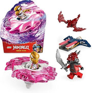 LEGO NINJAGO Spinner del Drago Spinjitzu di Sora - Trottola Giocattolo Ninja con Elementi di Potere e 2 Minifigure con S
