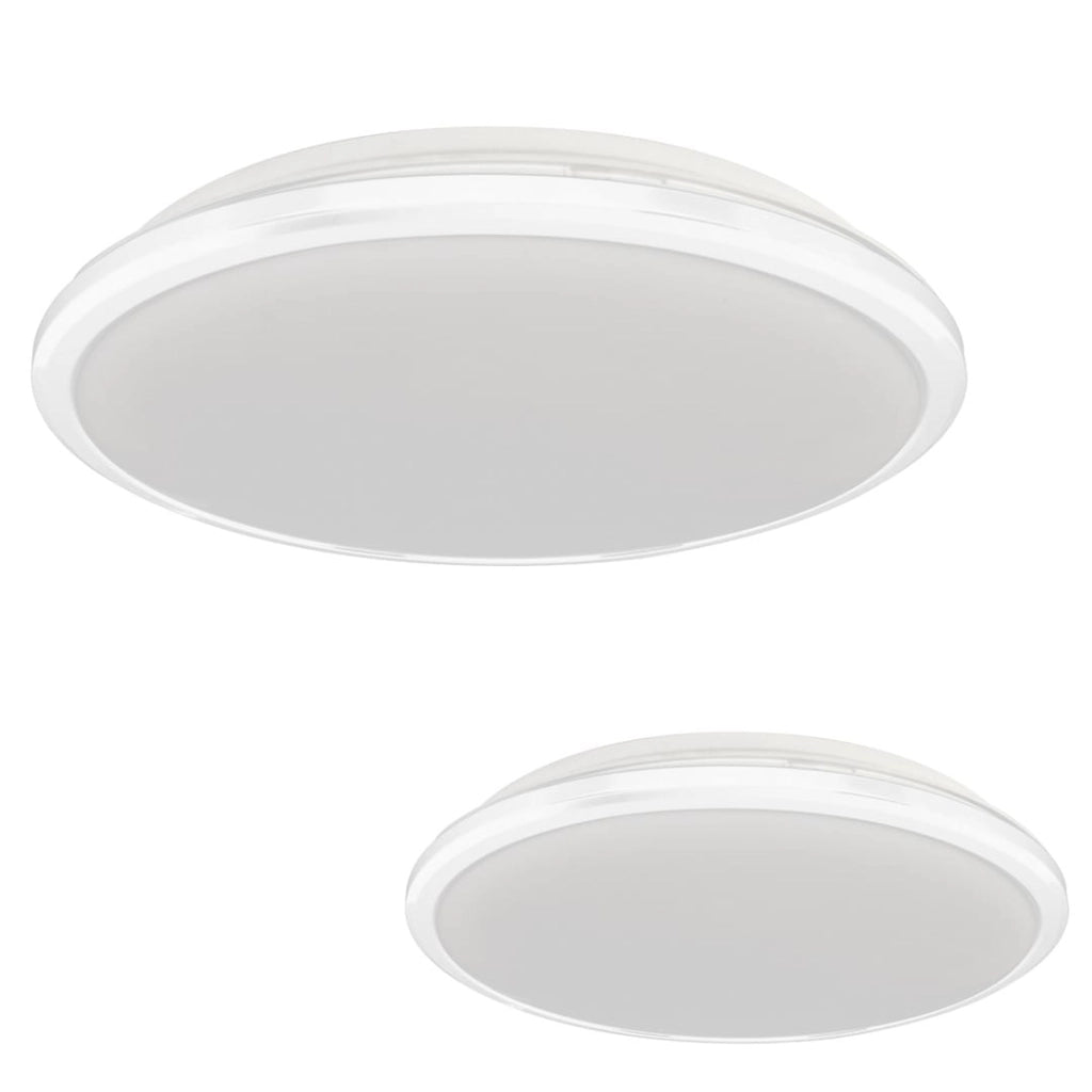 Plafoniera LED Milagro Terma 36cm 28W 4000K bianca IP44