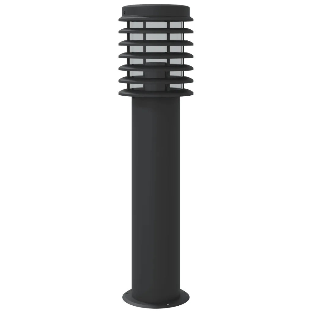 Lampada da Terra per Esterni Nera 60 cm in Acciaio Inox CFW9132462