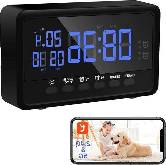 Cassa di Rilevamento Segreto Mini con Visuale 120°, HD 1080p, Visione Notturna, Rilevamento Movimento e Registrazione Continua