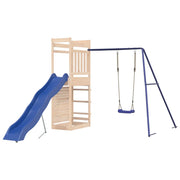Area giochi esterna 246 x 349 x 207 cm in legno di pino massiccio 02_0004858