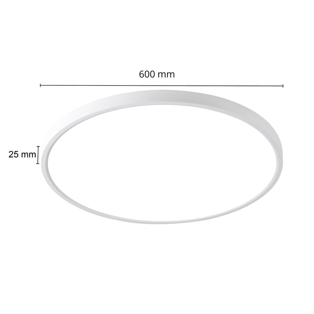 Plafoniera LED rotonda bianca Ø60 50W CCT California