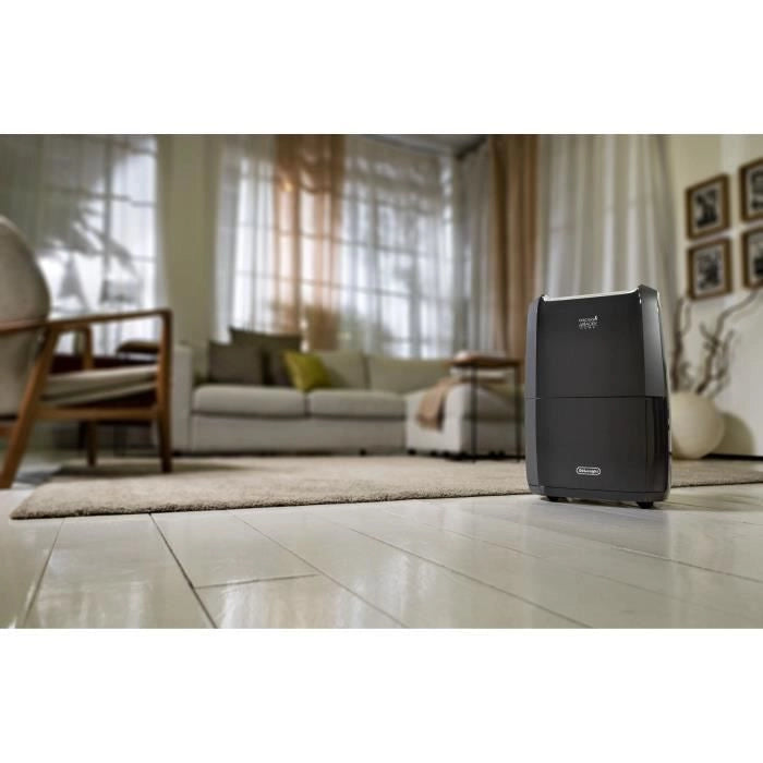 Deumidificatore - DELONGHI - Serbatoio 5 L - Capacità 21 L in 24 ore - 3 velocità di ventilazione - Wi-Fi