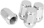 Set di 4 viti a stella M14 x 1,5 in acciaio inox per auto