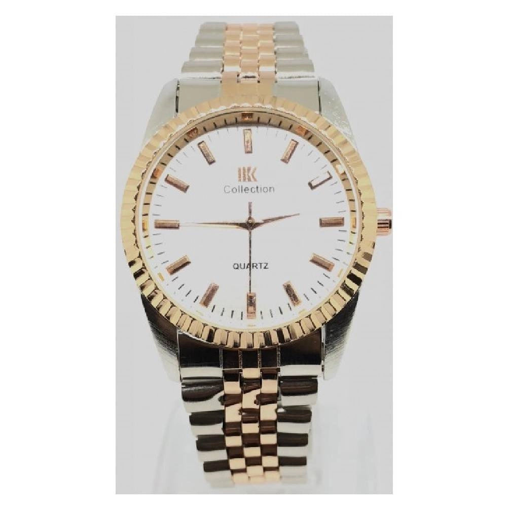 Trade Shop - Orologio Da Polso Ik Collection Analogico Al Quarzo Silver Rosa Quadrante Silver -