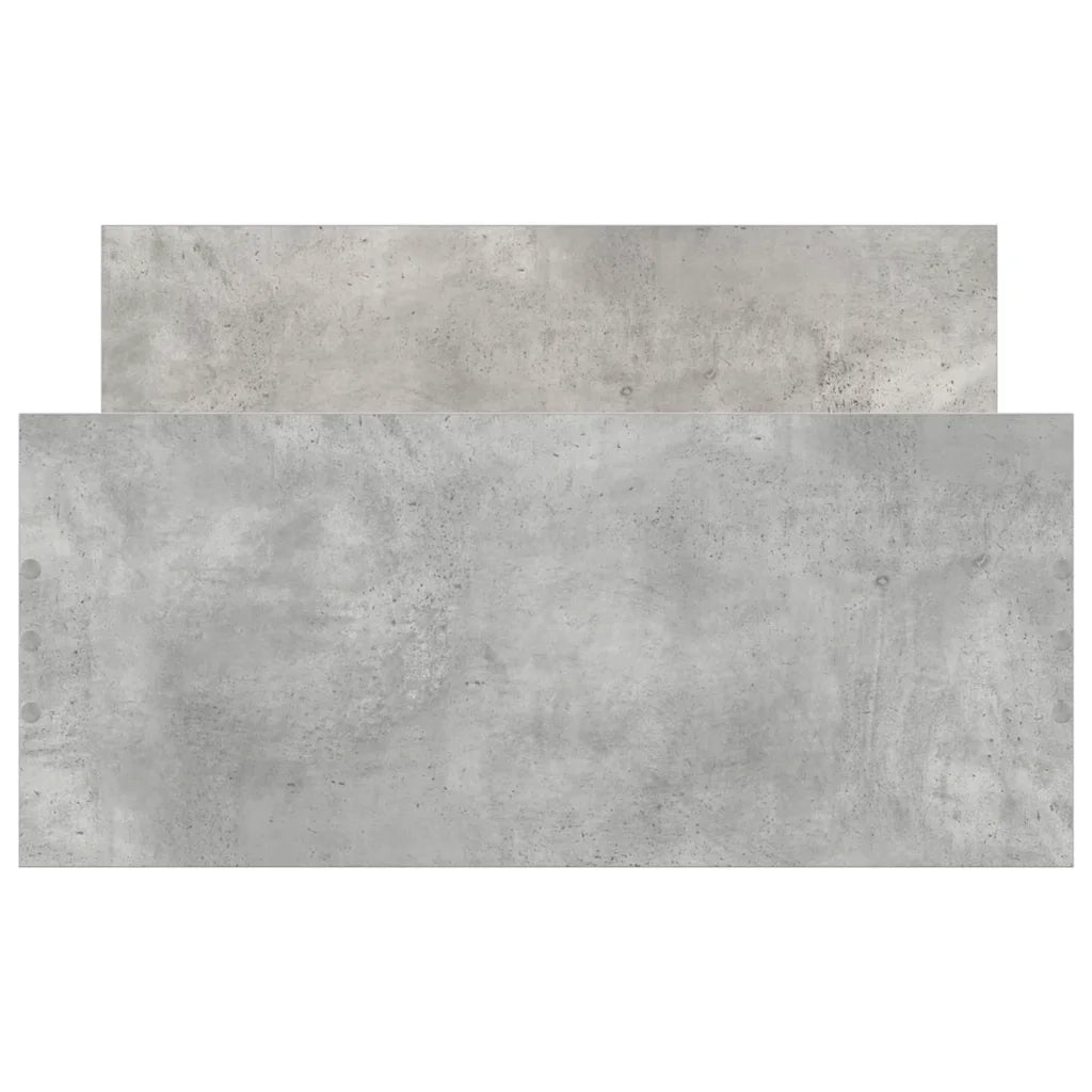 Giroletto-Struttura Letto Grigio Cemento 90x190 cm in Legno Multistrato 472835