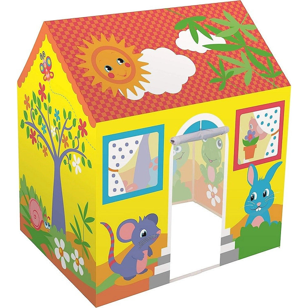 Trade Shop - Tenda Casetta Ripiegabile Gioco Per Bambini 102x76x114 Cm Da Giardino Casa 52007 -