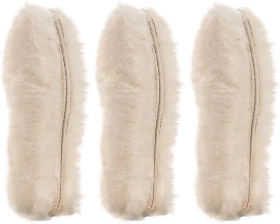 3 paia di calze invernali di lana, durature e extra morbide, calze invernali comode e calde per bambini, beige, EU 41