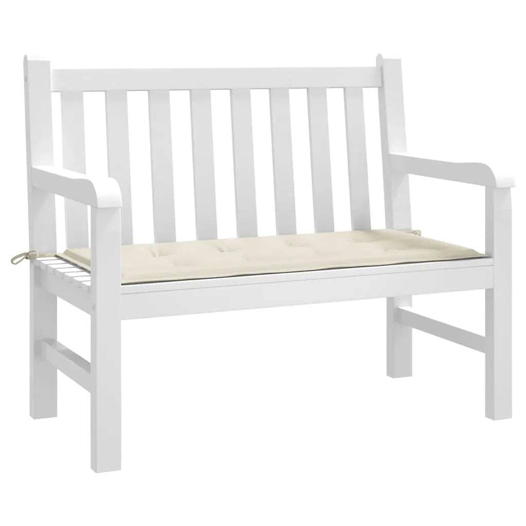 Cuscino per Panca Crema 120x50x3 cm in Tessuto Oxford 43198