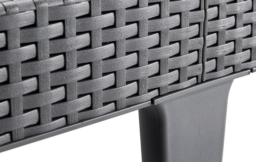 Lettino Prendisole da Giardino 187,5x58x29 cm in Resina Keter Jaipur Antracite