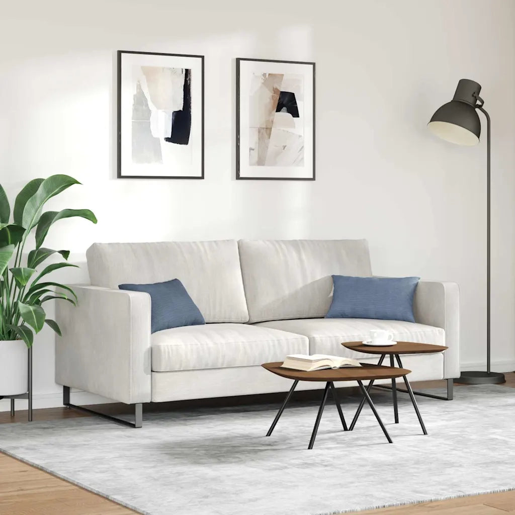 Cuscini da Divano 2 pz | Cuscini per sedie Blu 50 x 30 cm Tessuto in Cords