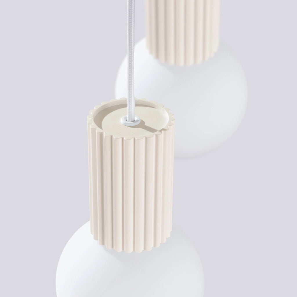 Lampada a sospensione HALO 2P beige