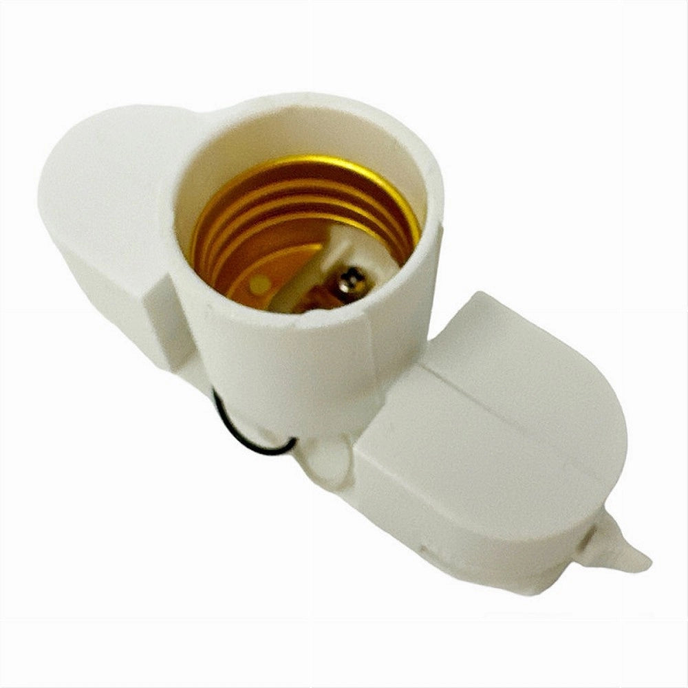 Trade Shop - Portalampada Per Binario Monofase Connettore Lampadine E27 Adattatore Pista-e27 -