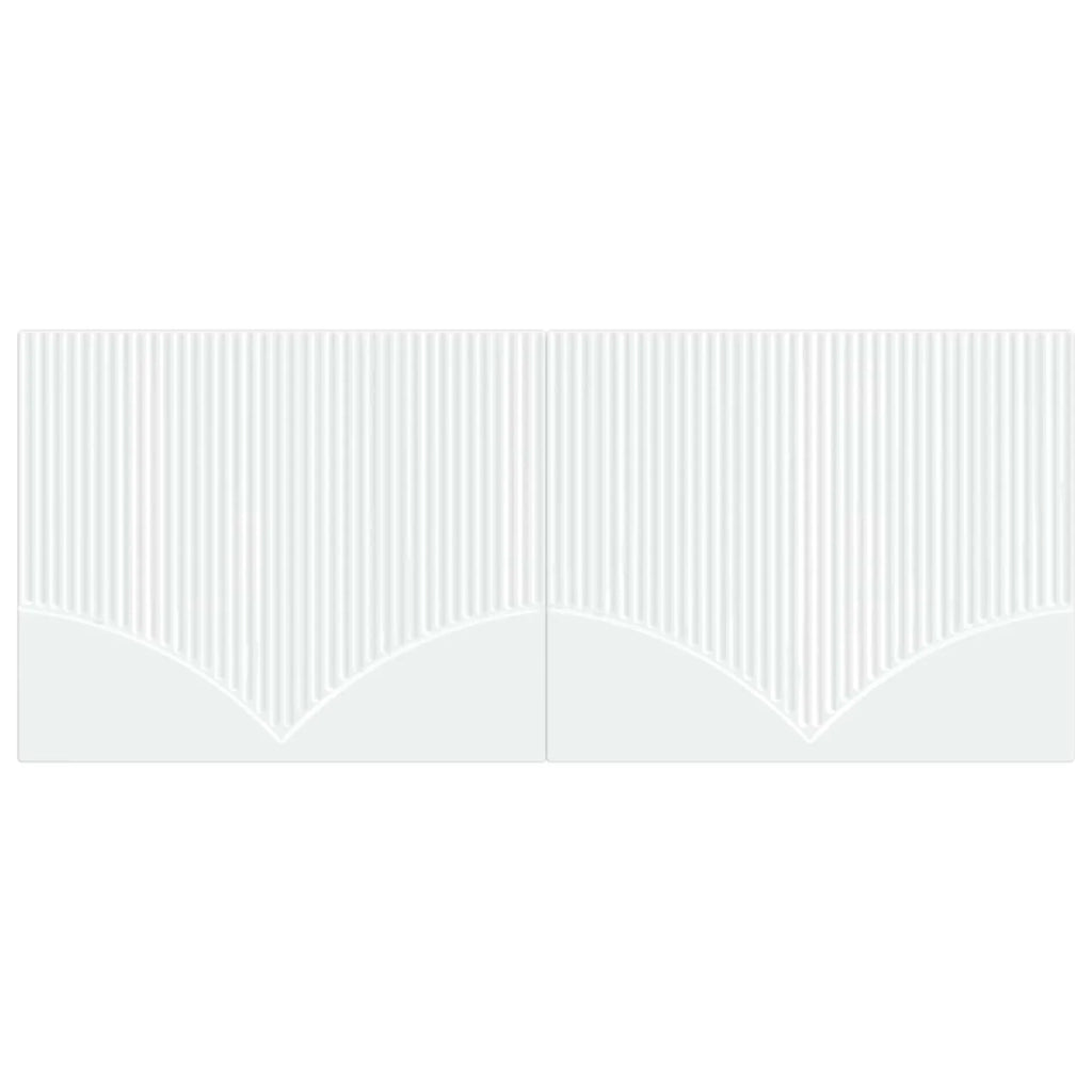 Testiera da Muro HOORN Bianco Legno ingegnerizzato 897405